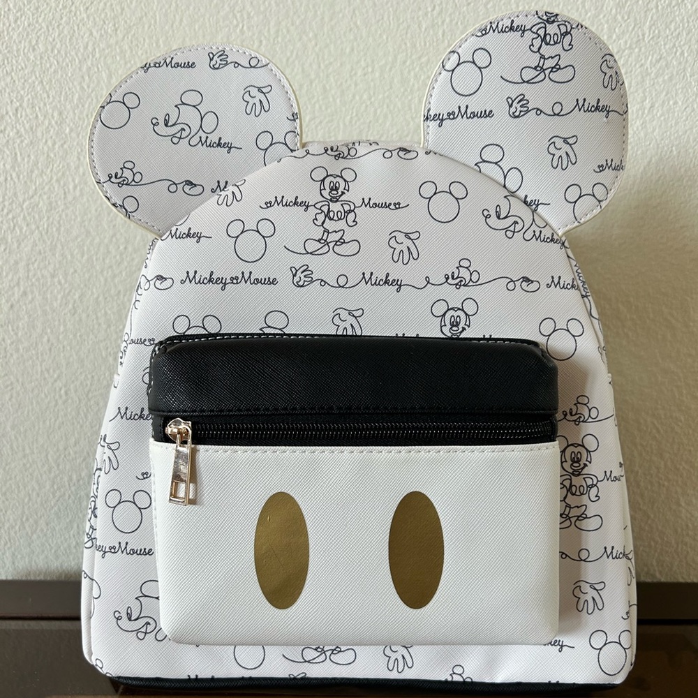 NWT - Mickey Ears Mini Backpack with Front Pocket